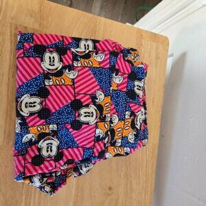 Lularoe Disney- Micky Mouse Pink, Blue, Black Geometric Print Leggings- T/C